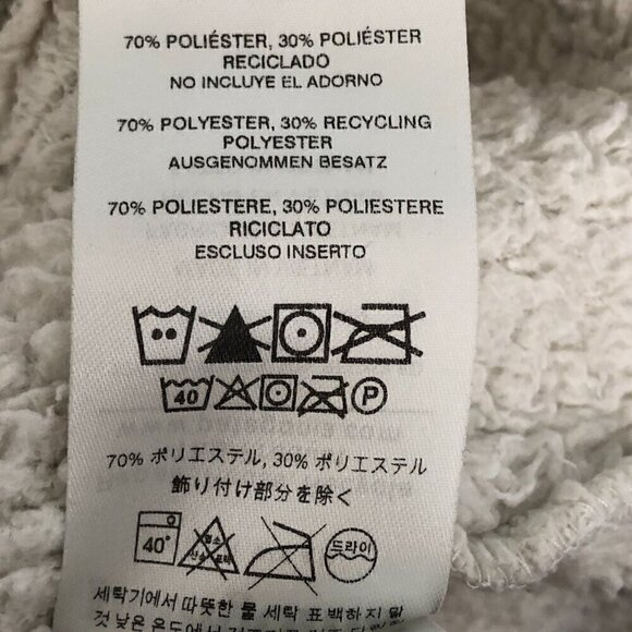 Patagonia Los Gatos Sweater White Fuzzy Small 1/4 Zip Pullover - Picture 4 of 5